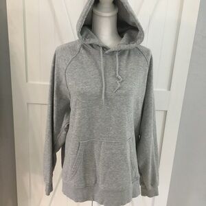 H&M Divide, pull over, gray, long sleeve, Hooded sweatshirt,Size medium